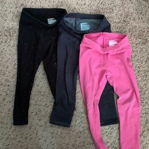 3 pairs Cat and Jack leggings